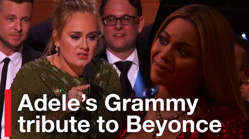 Adele Breaks Grammy for Beyoncé