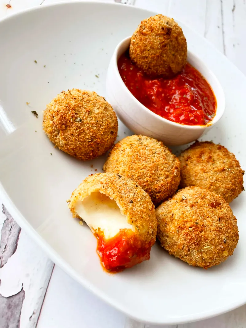Air-Fried Babybel Cheese