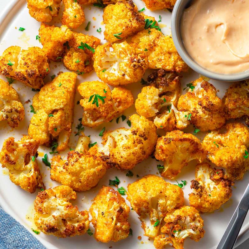Air Fryer Cauliflower Bites