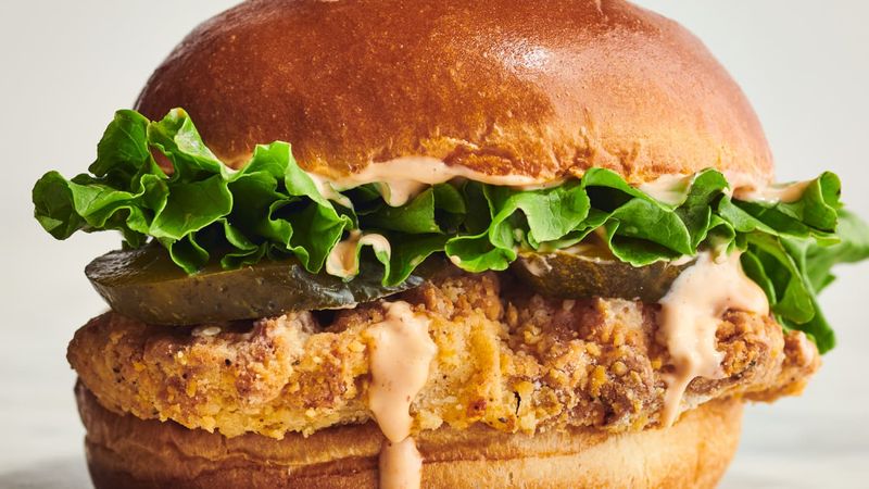 Air Fryer Chicken Sandwich