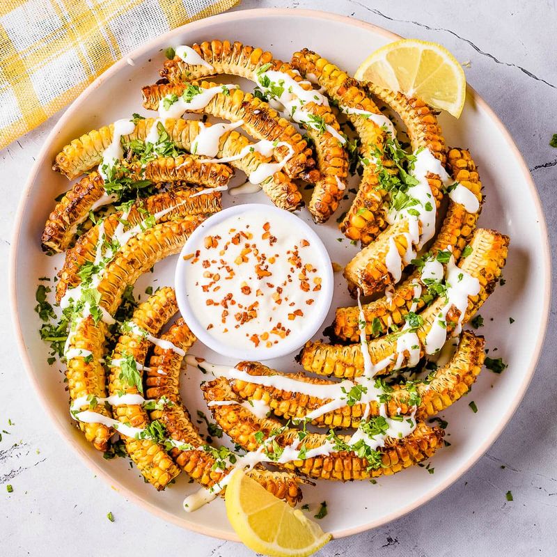 Air Fryer Corn Ribs