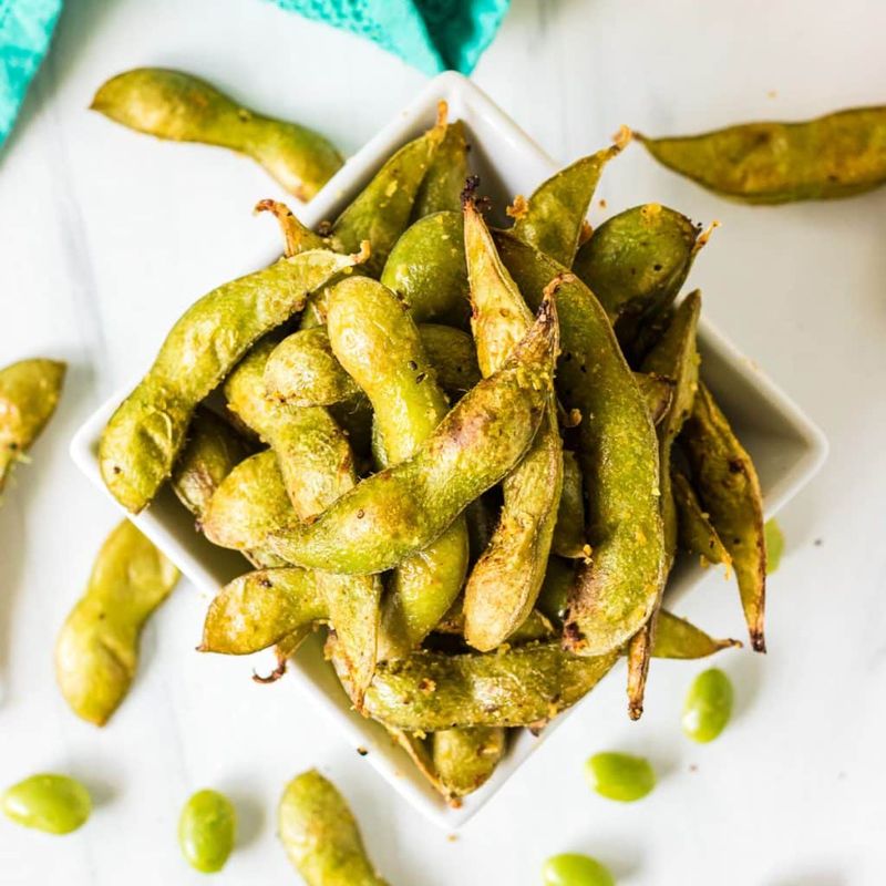Air Fryer Edamame Pods