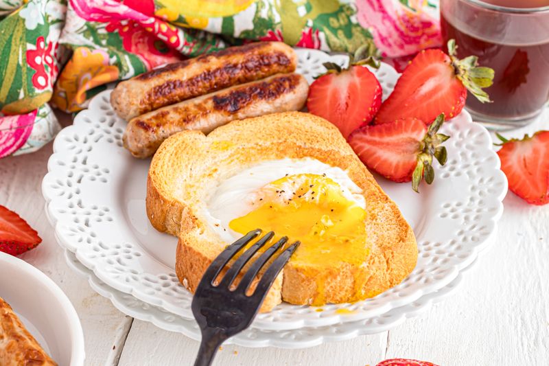 Air Fryer Egg Toast