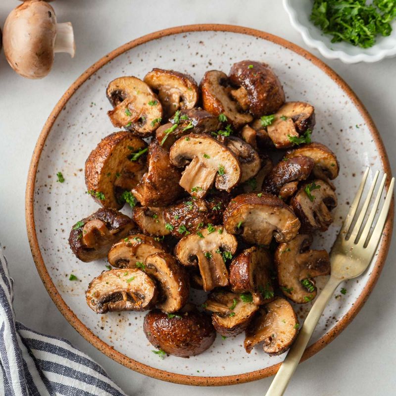 Air Fryer Mushrooms