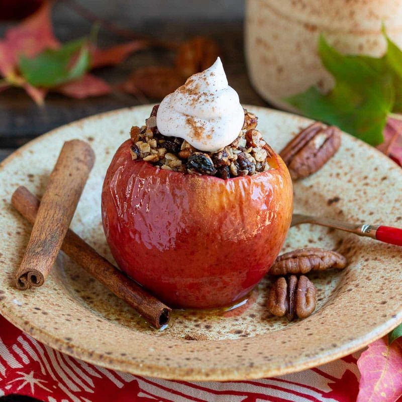 Air Fryer Stuffed Apples