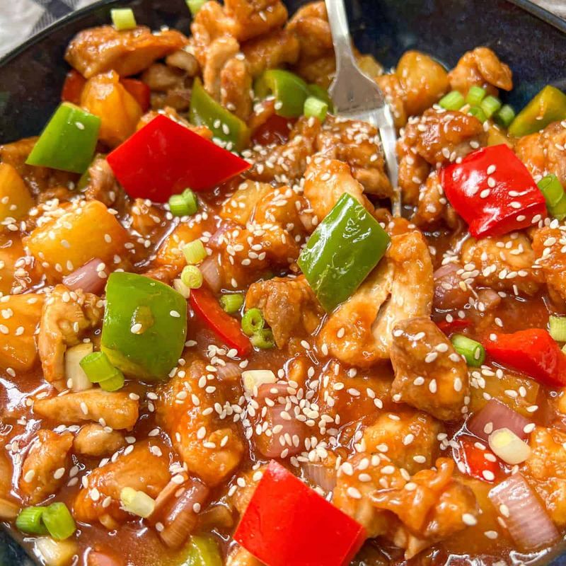 Air Fryer Sweet & Sour Chicken