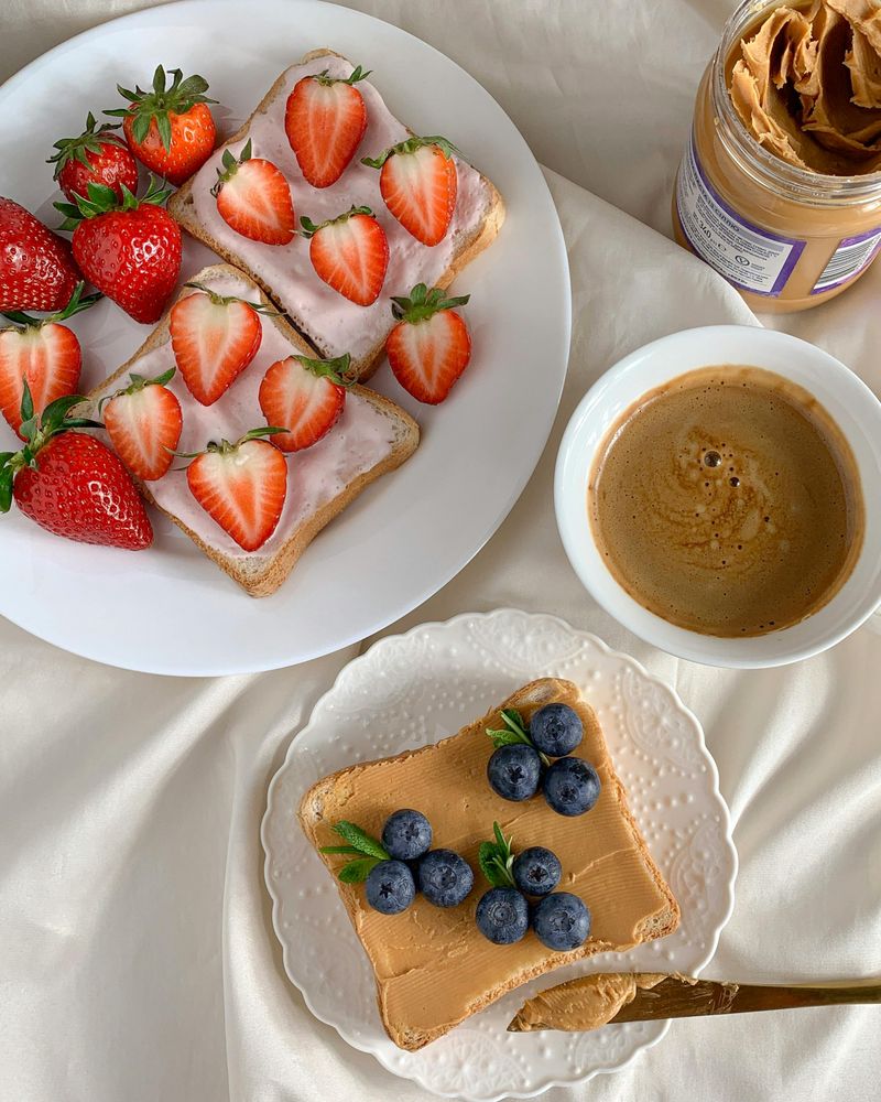 Almond Butter Toast with Berries
