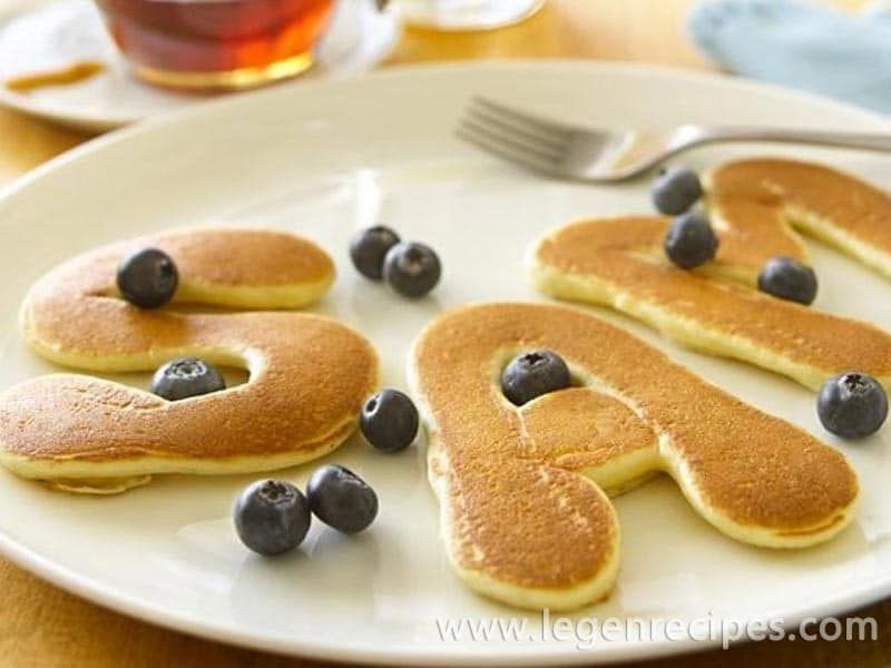 Alphabet & Number Pancakes