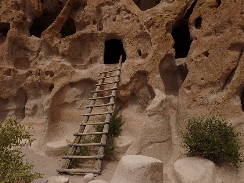 Ancient Cliff Dwellings at Bandelier