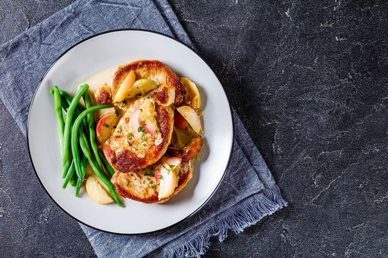 Apple Cider Glazed Pork Chops