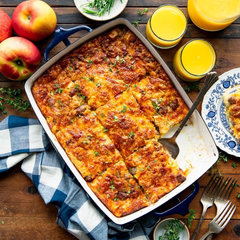 Apple & Sausage Breakfast Casserole