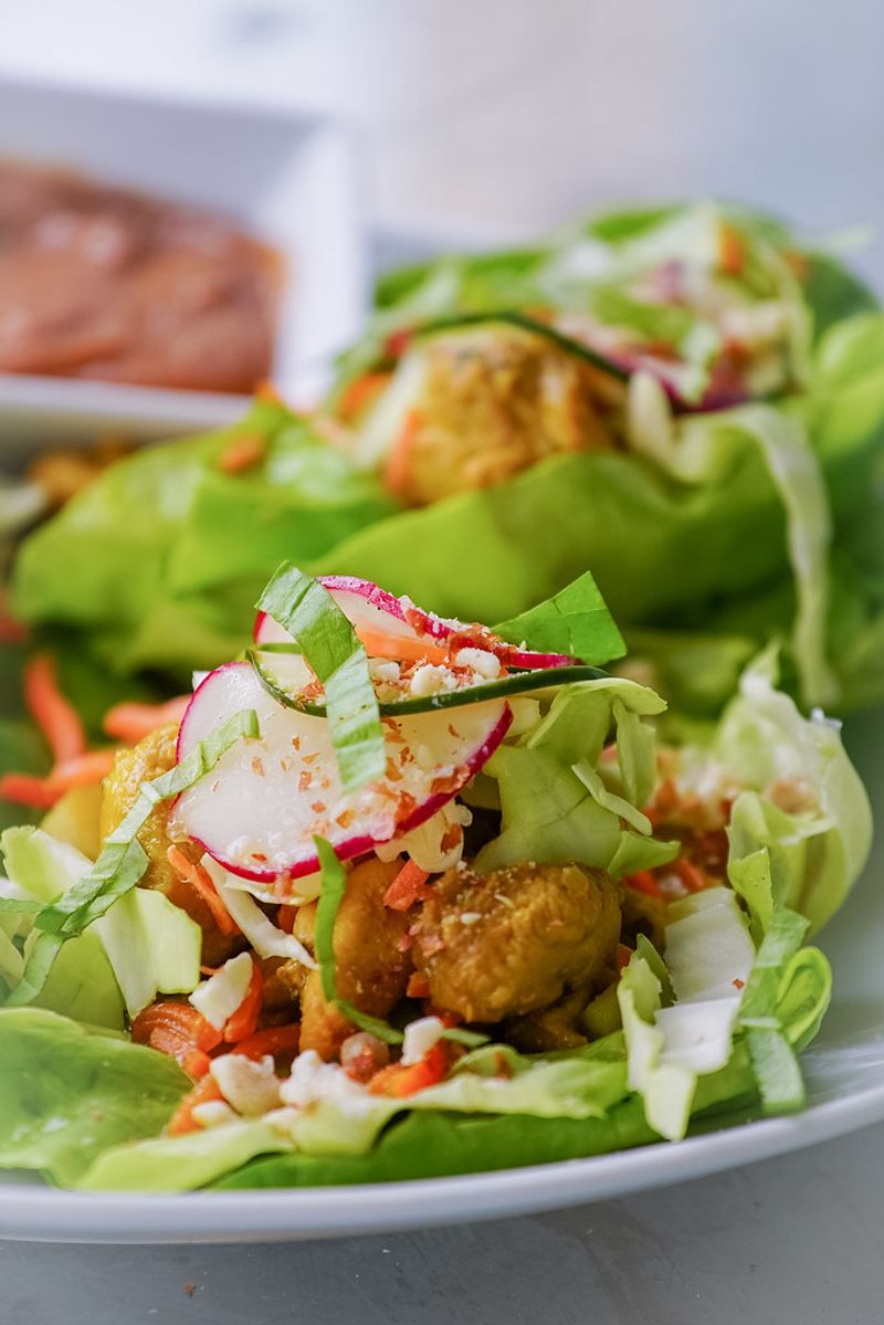 Asian Chicken Salad Wraps
