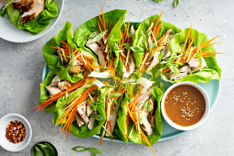 Asian-Inspired Lettuce Wraps