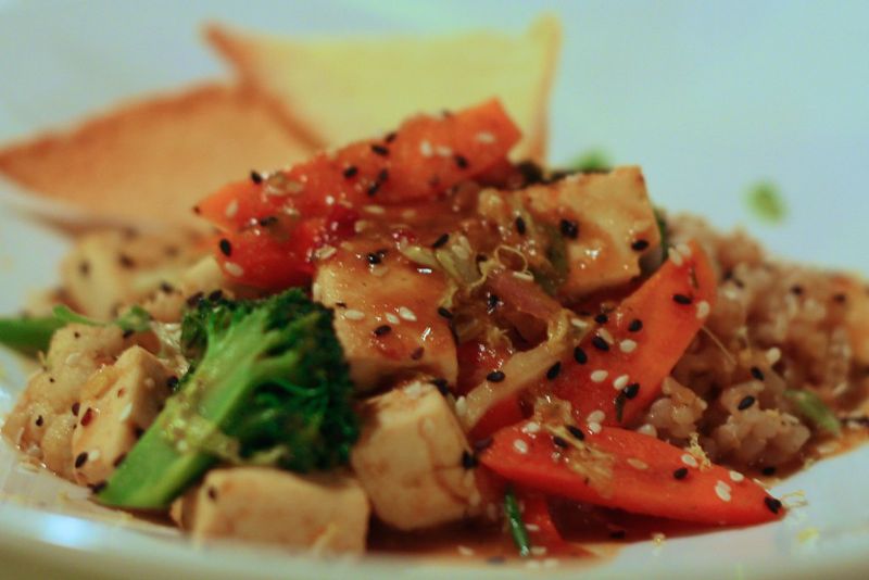 Asian-Inspired: Veggie & Tofu Stir-Fry with Brown Rice