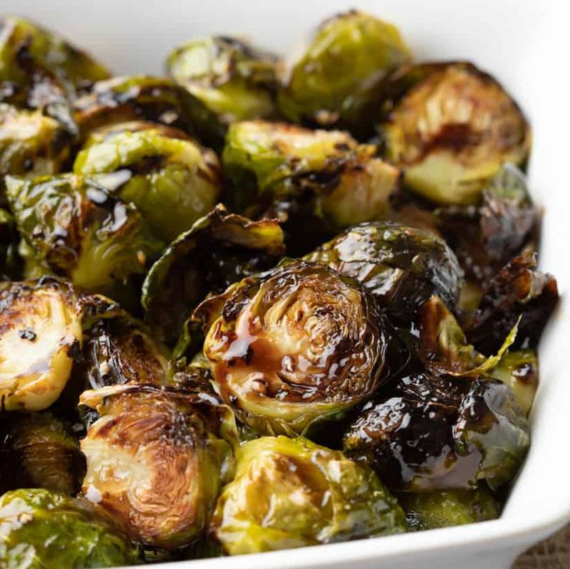 Balsamic Glazed Brussels Sprouts