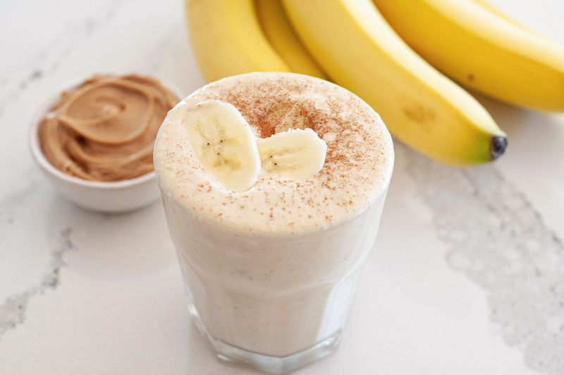 Banana Peanut Butter Protein Smoothie