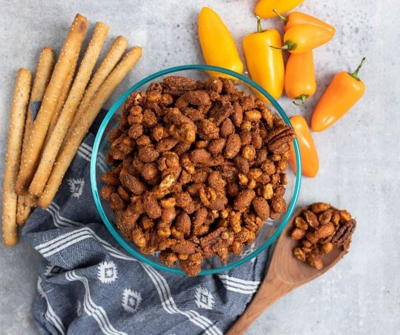 Barbecue Roasted Mixed Nuts