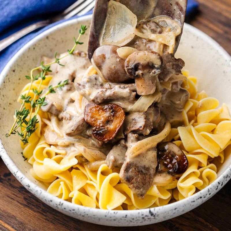 Beef Stroganoff Pasta