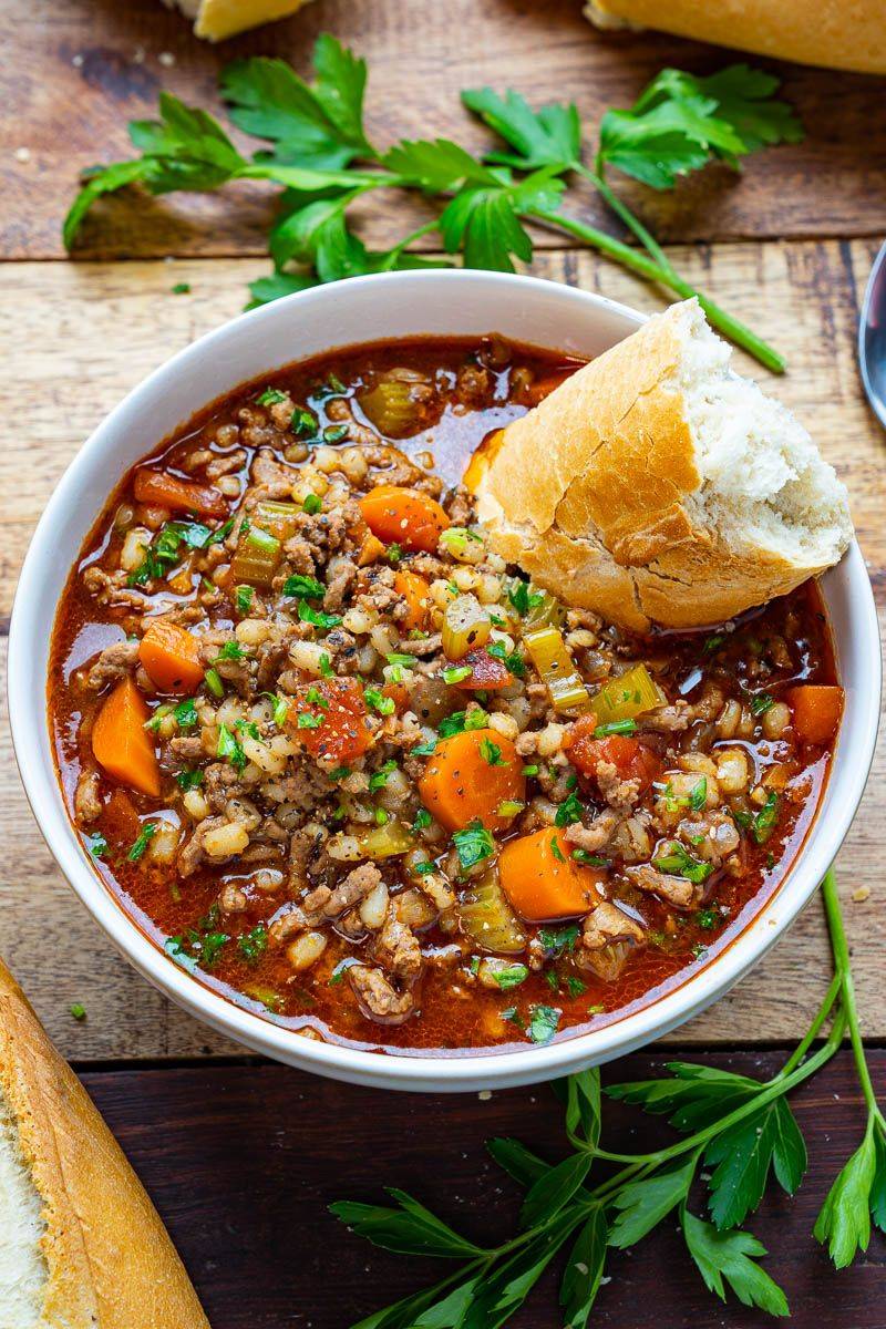 Beef & Barley Soup