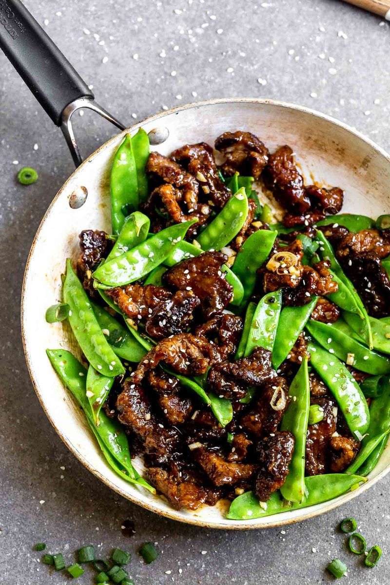 Beef & Snow Pea Stir-Fry