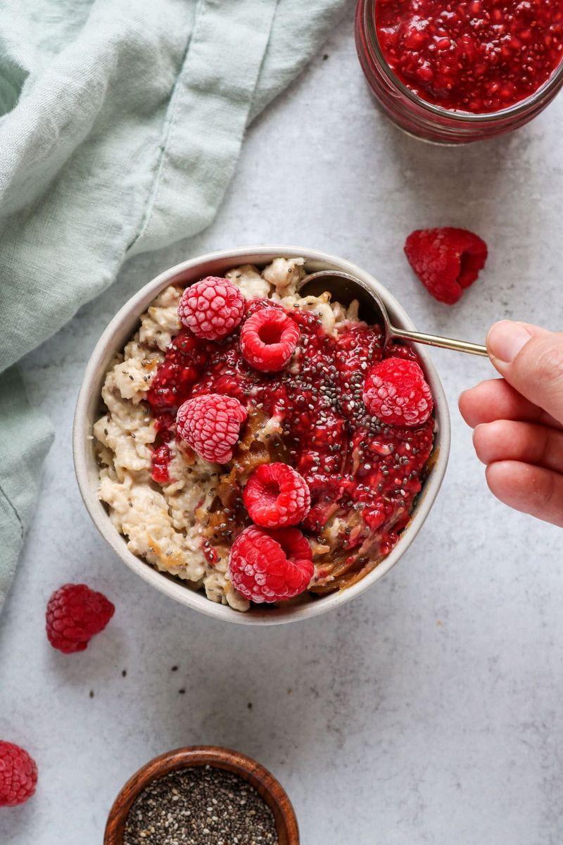 Berry Chia Jam Oatmeal