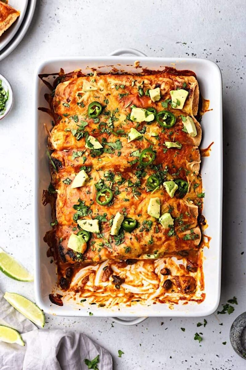 Black Bean and Sweet Potato Enchiladas