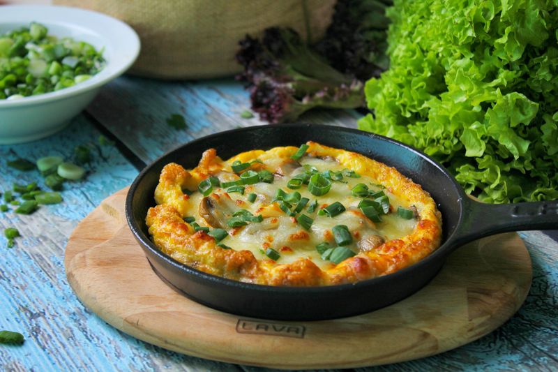 Broccoli and Cheese Omelette