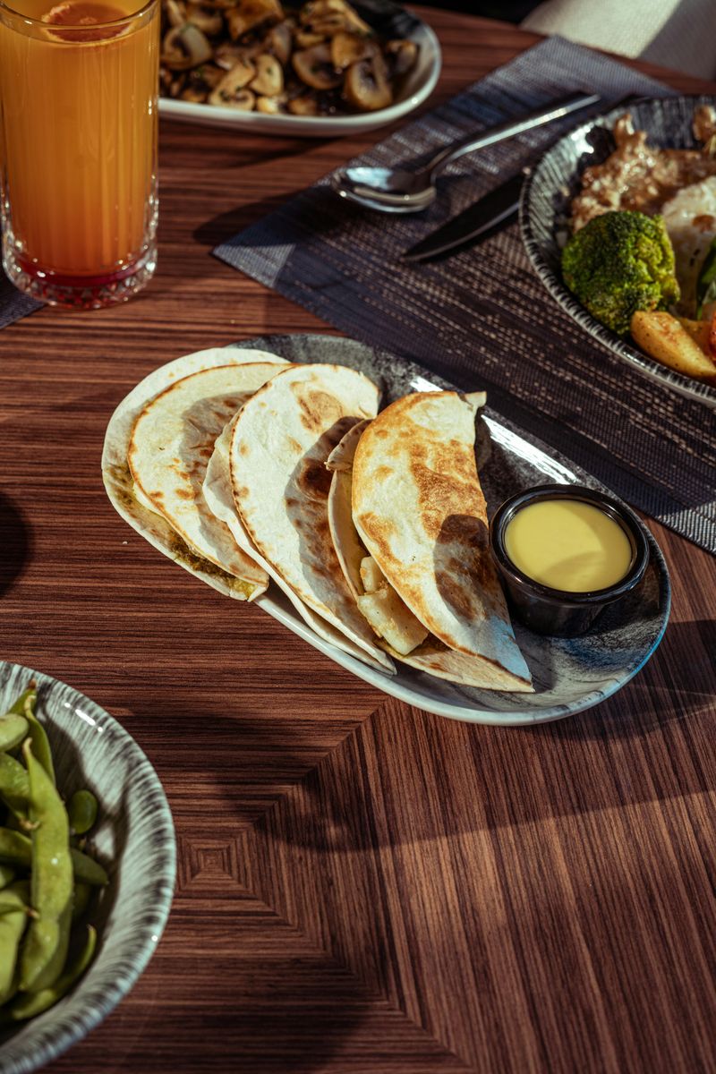 Broccoli and Cheese Quesadillas