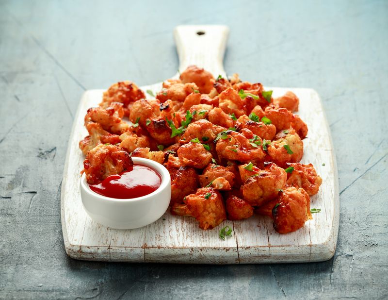 Buffalo Cauliflower Bites