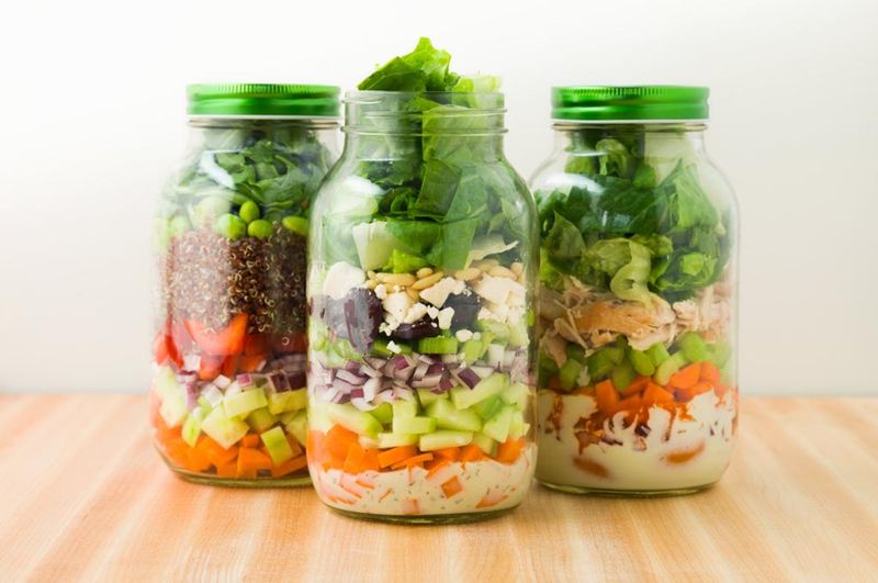 Buffalo Chicken Jar Salad