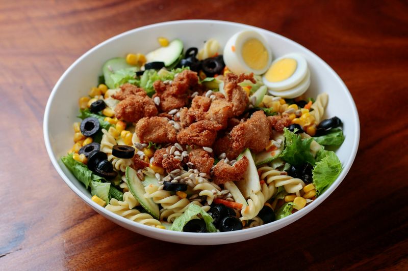 Buffalo Chicken Pasta Salad