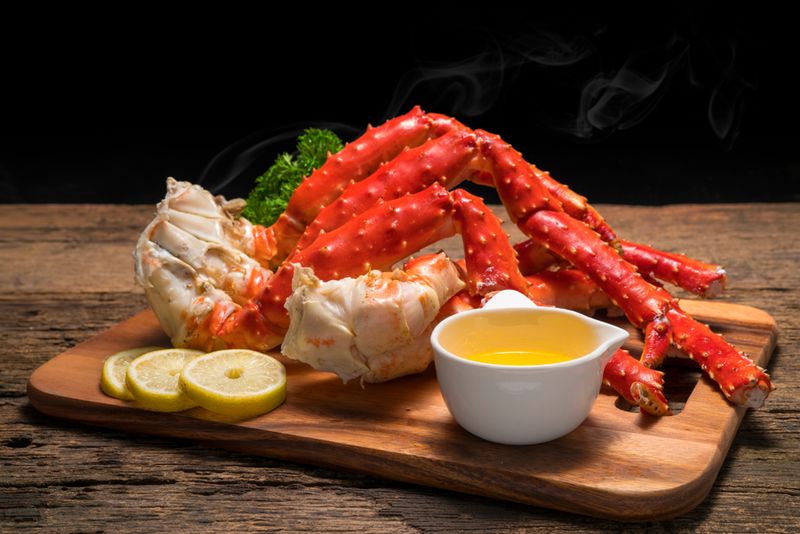 Butter-Drenched Alaskan King Crab Legs