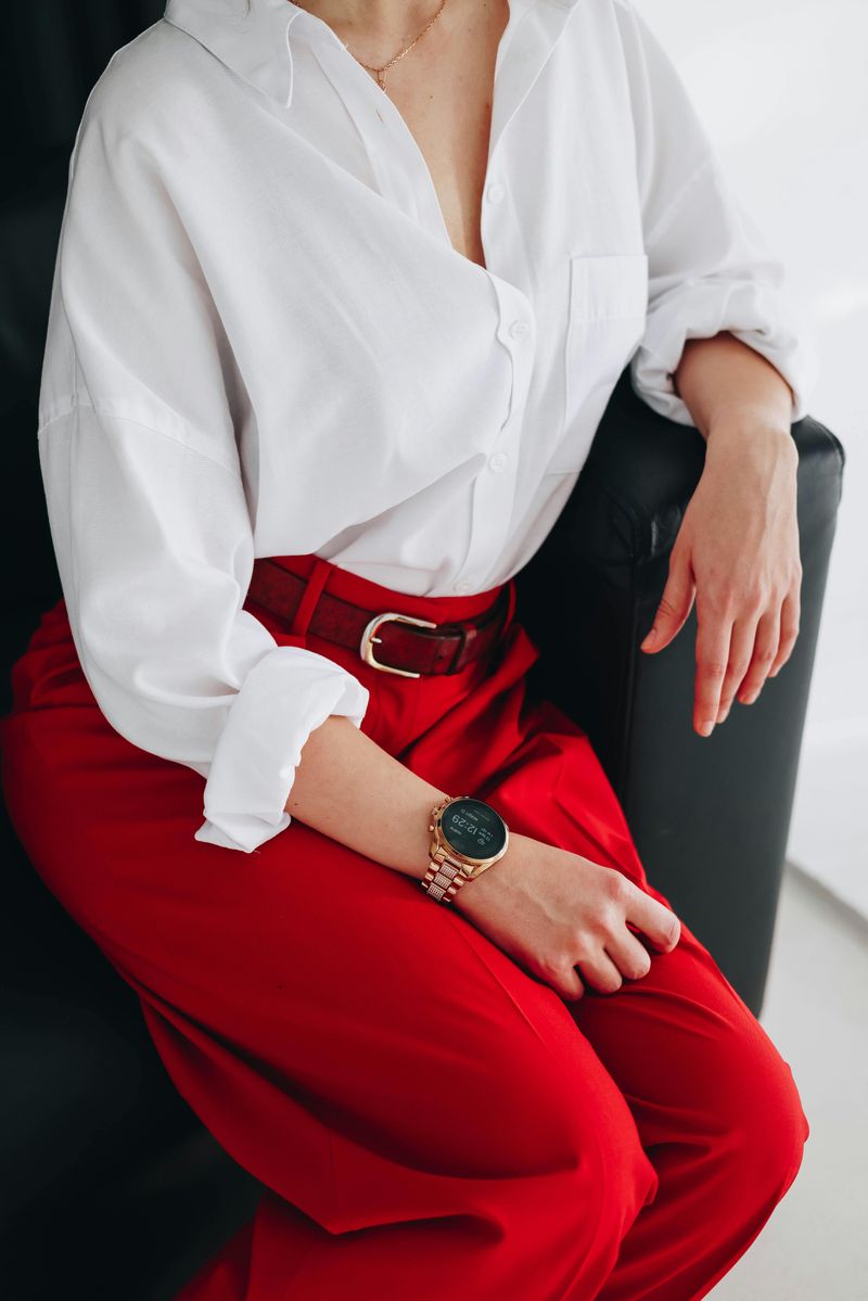 Button-Down Shirt + Wide-Leg Pants (Zendaya)