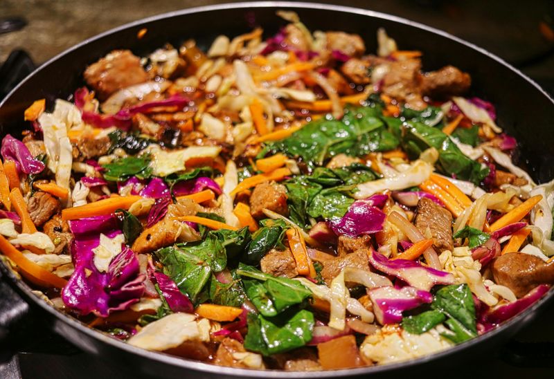 Cabbage and Beef Stir-Fry