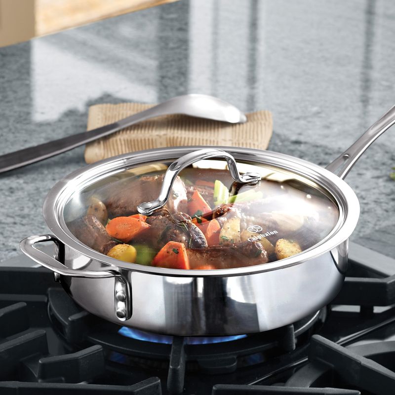 Calphalon Tri-Ply Stainless Steel 3-Quart Sauté Pan