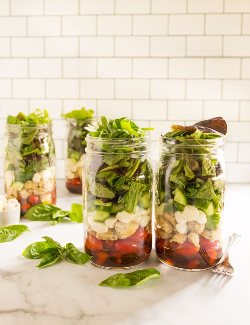 Caprese Salad Jar
