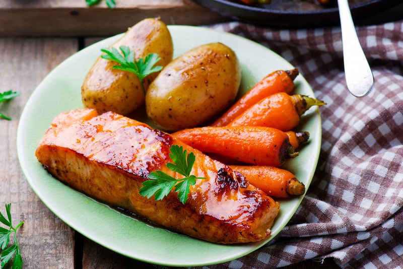 Caramelized Maple Salmon