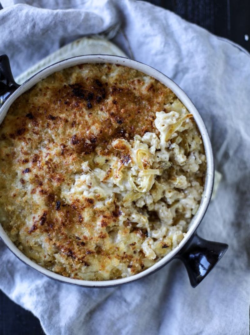 Caramelized Onion and Gruyère Mac and Cheese