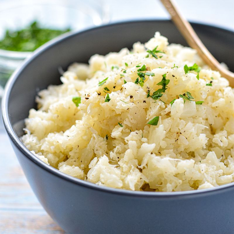 Cauliflower Rice Instead of White Rice
