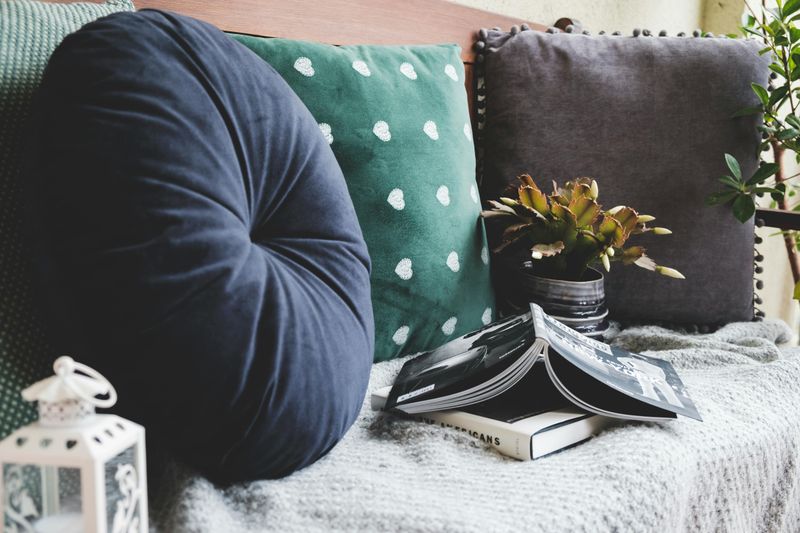 Chaotic Throw Pillow Arrangements
