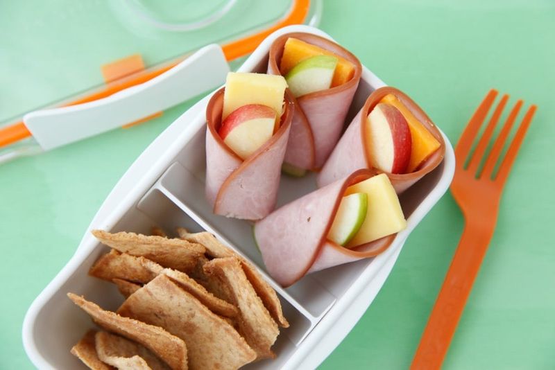 Cheese & Apple Slices