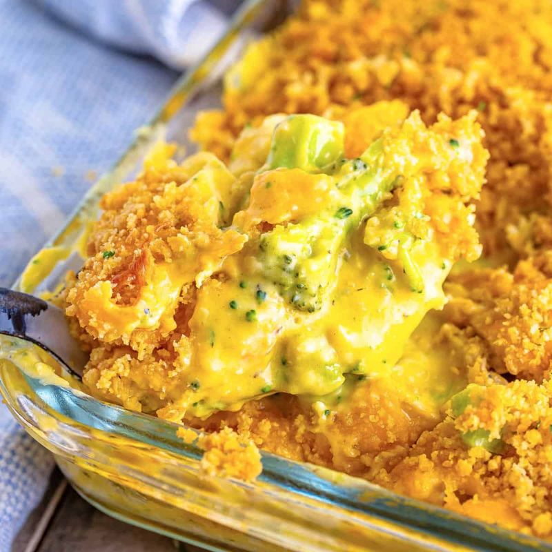 Cheesy Broccoli Chicken Casserole