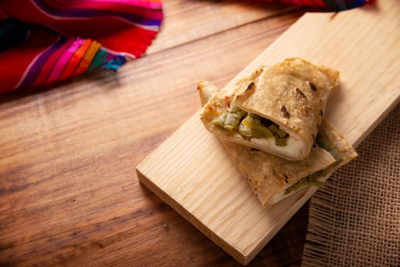 Cheesy Quesadilla Triangles