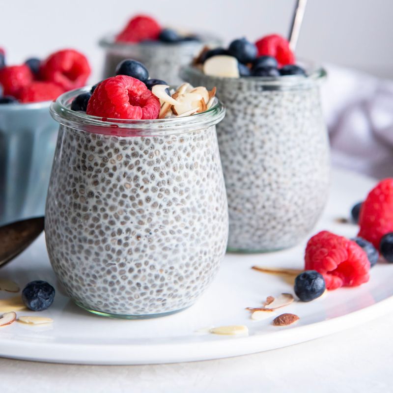 Chia Seed Pudding (Prepped Ahead)