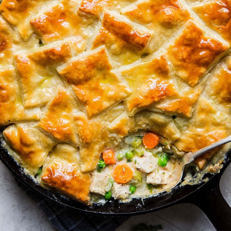 Chicken Pot Pie Skillet