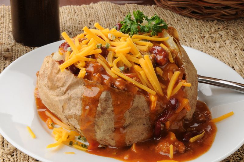 Chili Cheese Potatoes