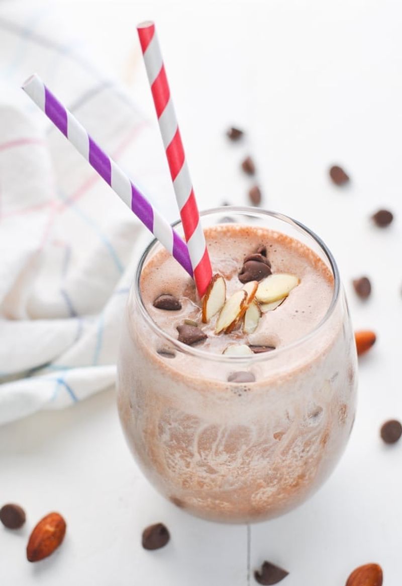 Chocolate Almond Protein Smoothie