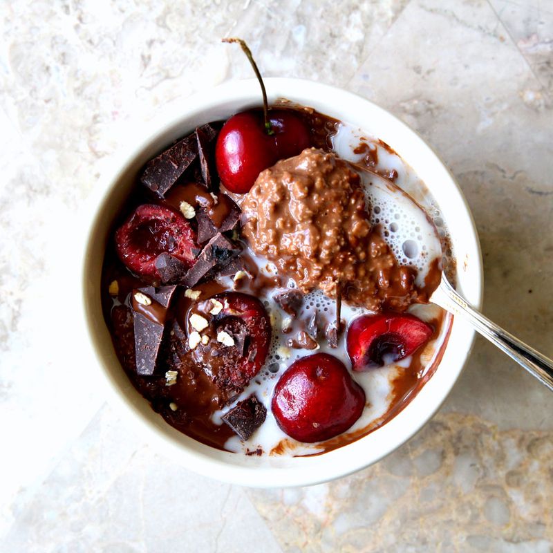 Chocolate Cherry Oatmeal