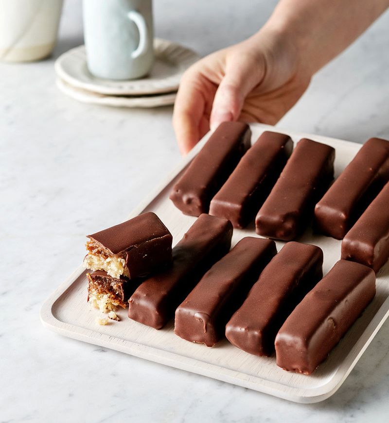 Chocolate Date Caramel Bars
