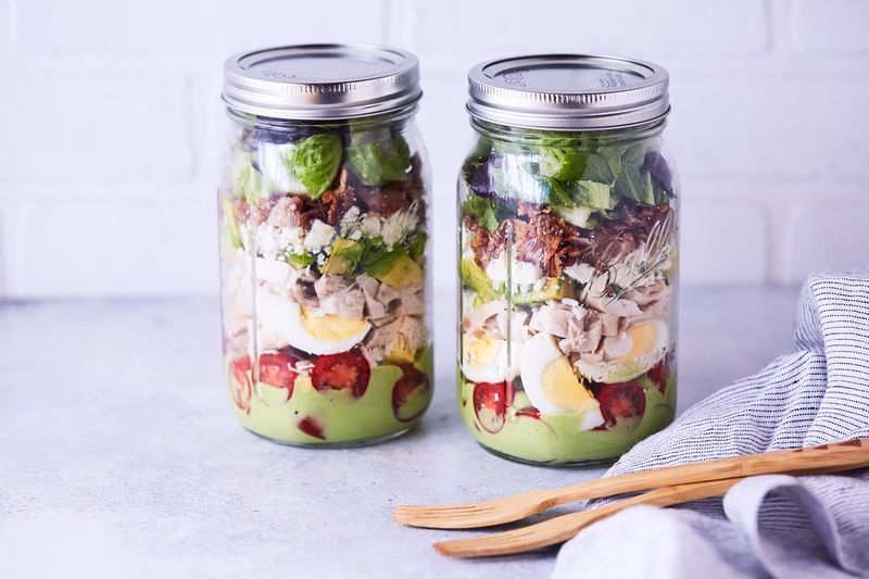 Classic Cobb Jar Salad